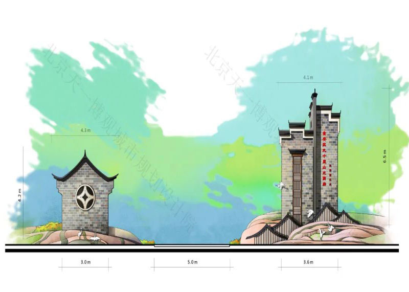案例赏析：别漾一路风景丨安徽六安九十里画廊西环线重要功能区和景观详细规划 (图8)